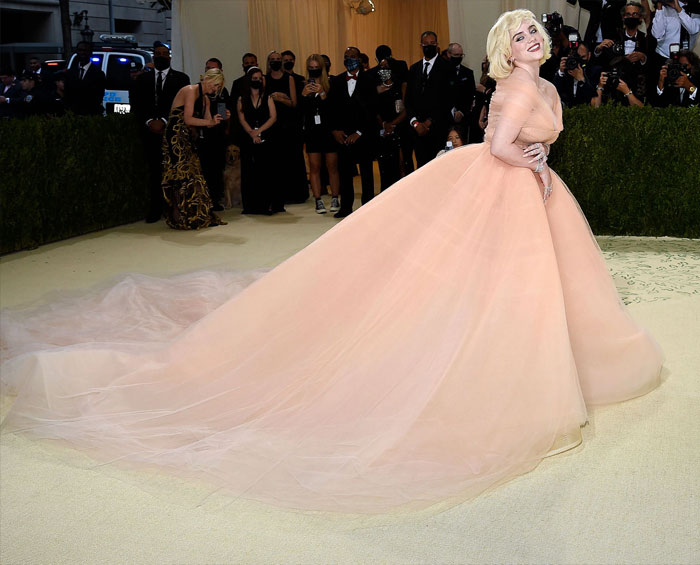 Billie Eilish in Oscar De La Renta at the Met Gala 